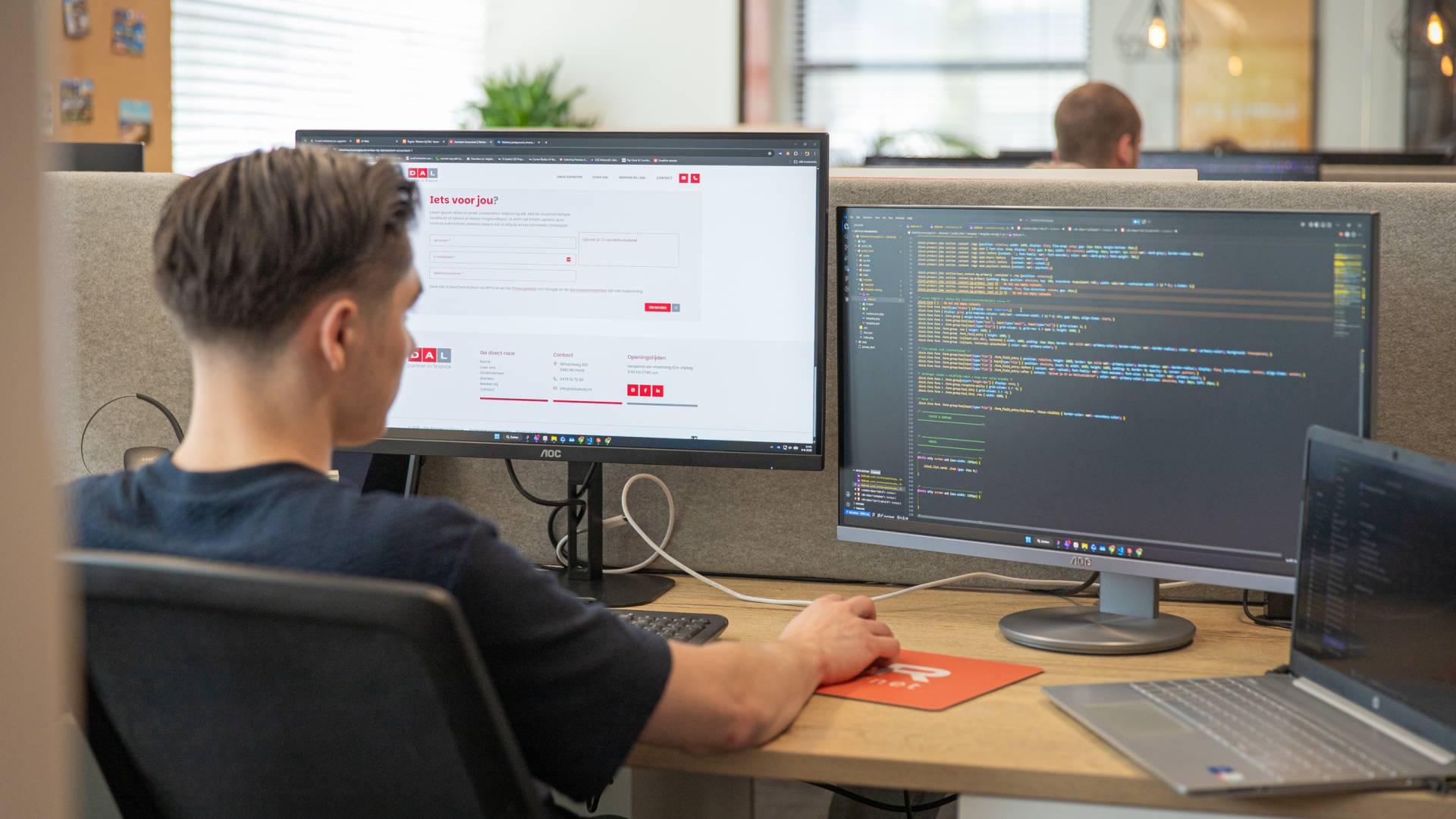Ontwikkelen van een webapplicatie bij LR